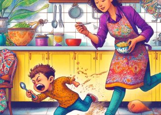 Yemek sorunları yaşayan bir çocuk görseli